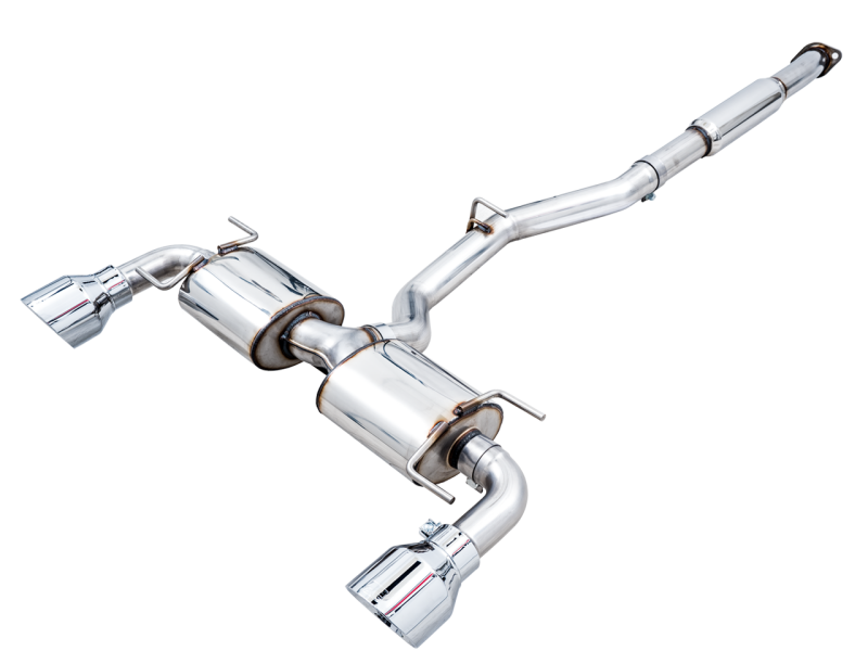 AWE Touring Edition Cat-Back Exhaust - Chrome Silver Tips for Subaru BRZ/ Toyota GR86/ Toyota 86 - 2013-2024 - OneFastShop