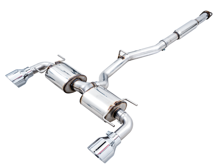 AWE Touring Edition Cat-Back Exhaust - Chrome Silver Tips for Subaru BRZ/ Toyota GR86/ Toyota 86 - 2013-2024 - OneFastShop