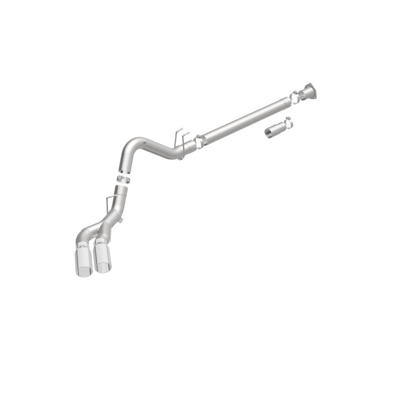 MagnaFlow Pro Series Exhaust System DPF-Back 4in SS Dual Single Rear Exit - 08-17 Ford F-250/F-350/F-450