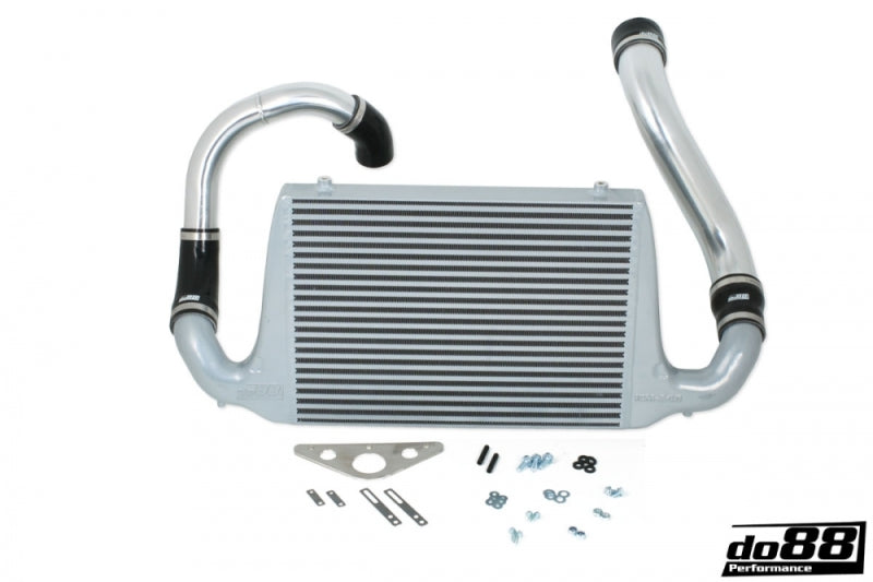 do88 Front Mount Intercooler Kit - Saab 900 Turbo 1981-1986 - Black Hoses