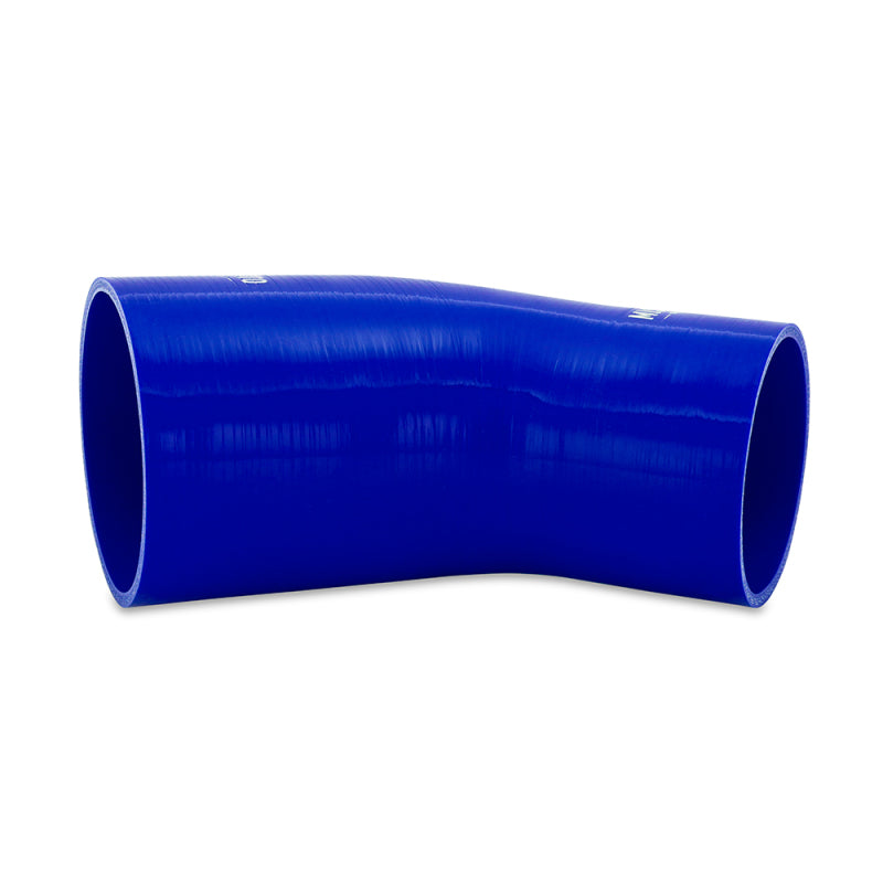 aFe Silicone Reducer Coupler 45 Degree 3in To 4in Blue - OneFastShop