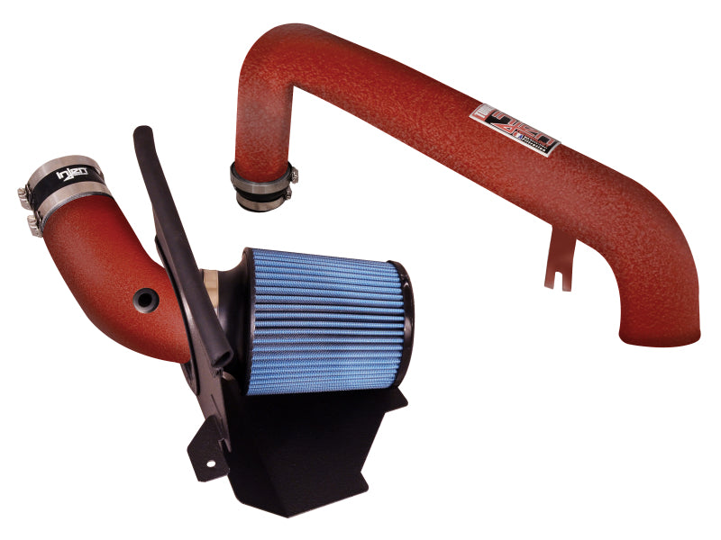 Injen Wrinkle Red Short Ram Intake with MR Tech & Heat Shield for 15-18 Ford Focus ST - OneFastShop
