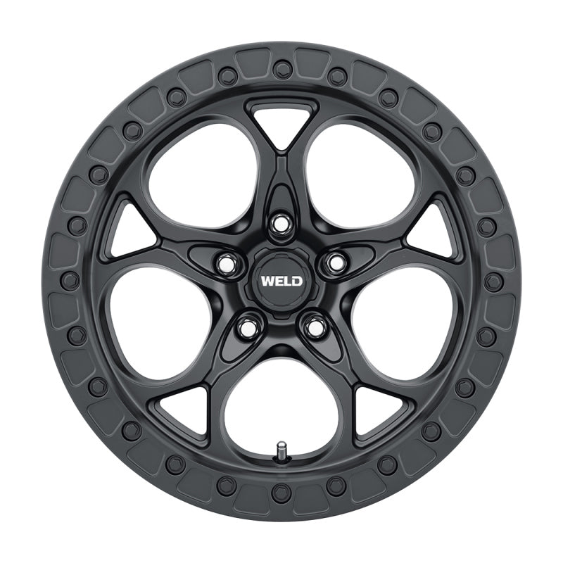 Weld Off-Road W108 17X9.0 in. Ledge Wheel 5X127 ET00 BS5.00 Satin Black 71.5 (71.5) - OneFastShop