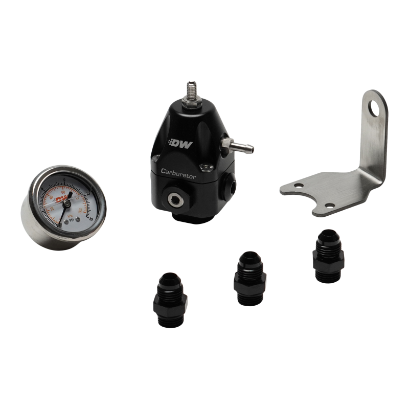 DeatschWerks DWR550C Carburetor Fuel Pressure Regulator - 6AN Fittings