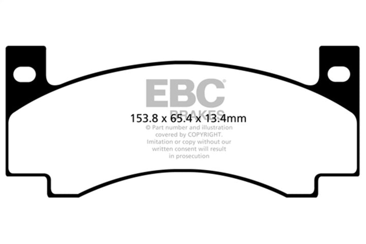EBC Yellowstuff Front Brake Pads 4.2 for 71-72 Amc Ambassador - OneFastShop