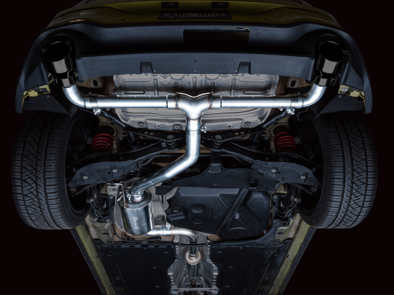 AWE 2022 VW GTI MK8 Touring Edition Exhaust - Diamond Black Tips.
