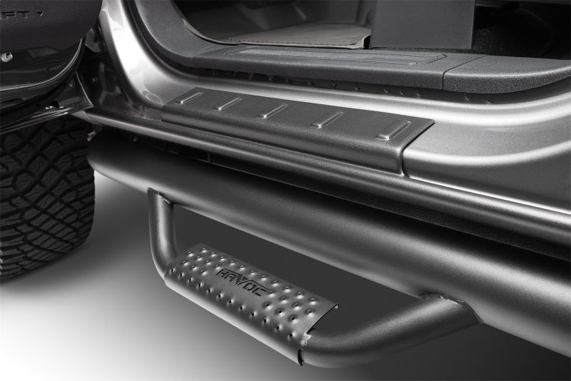 Husky Liners Trail Armor Rocker Panel & Sill Plate Cover - Tex. Blk for 14-18 GMC Sierra 1500