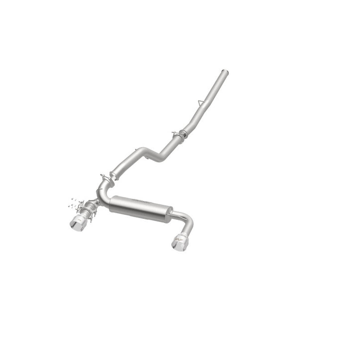 Magnaflow Cat-Back Exhaust System 3in SS Dual Outlet 4.5in Polished Tips for 2016-2018 Ford Focus RS - OneFastShop