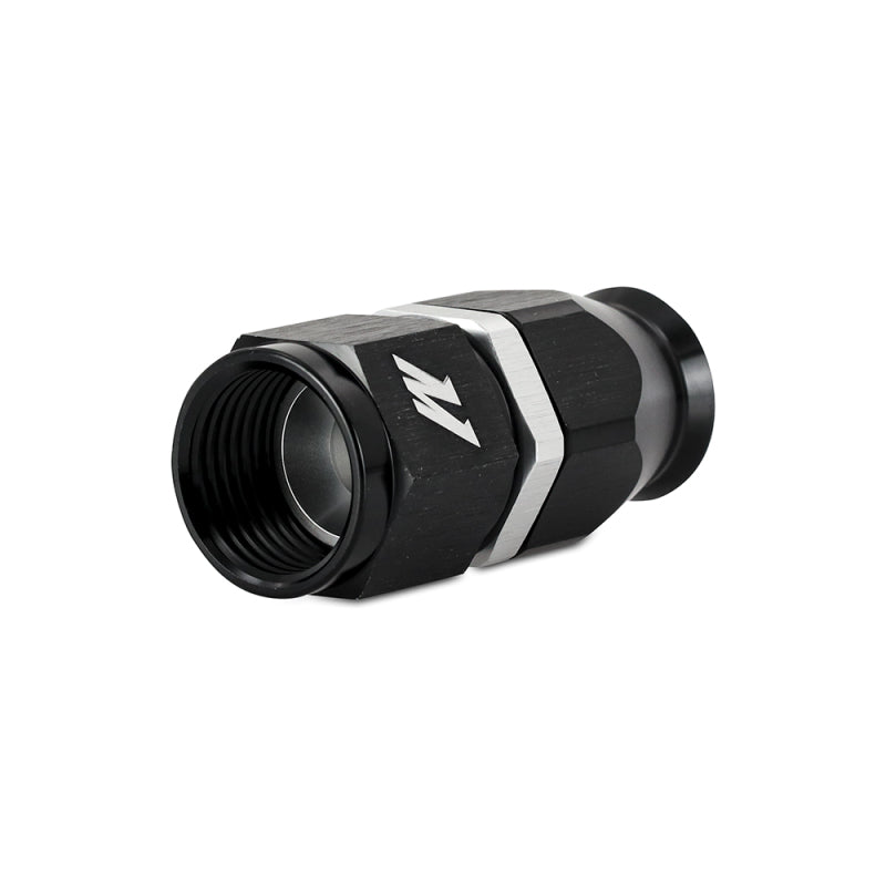 Mishimoto AN6 Aluminum PTFE Straight Fitting Black