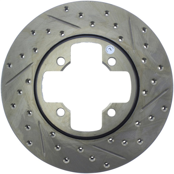 Stoptech Slotted & Drilled Sport Brake Rotor for Nissan 280ZX (1979-1983) - OneFastShop