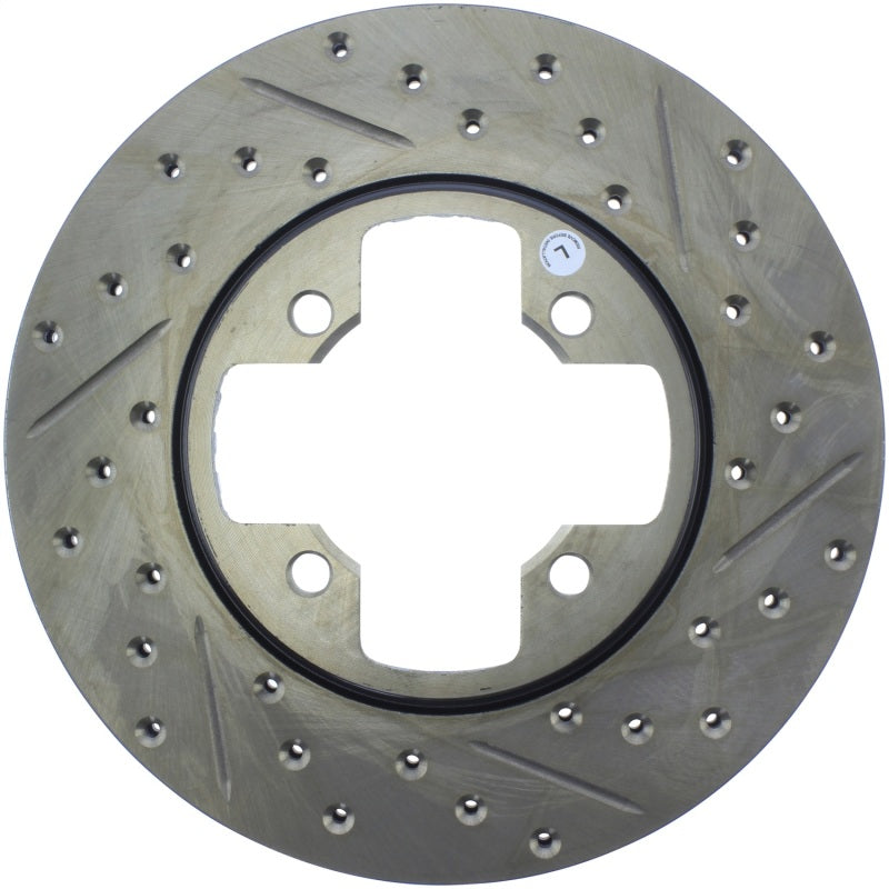 Stoptech Slotted & Drilled Sport Brake Rotor for Nissan 280ZX (1979-1983) - OneFastShop