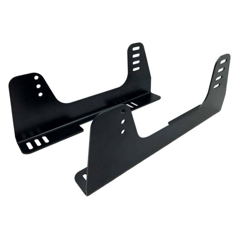 Sparco QRT-R Aluminum Seat Side Mounts - Black - Pair
