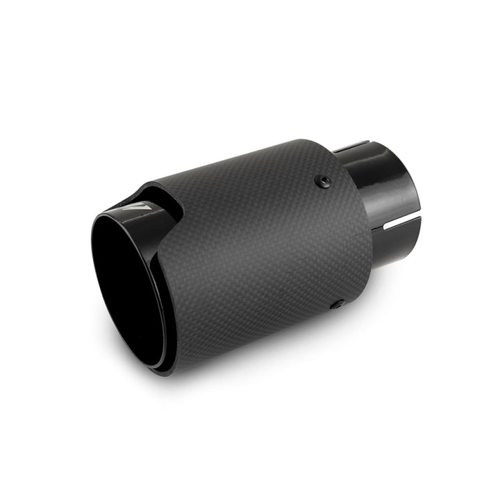 AEM Exhaust Tip Carbon 2.5in Inlet 3.5in Outlet M Black