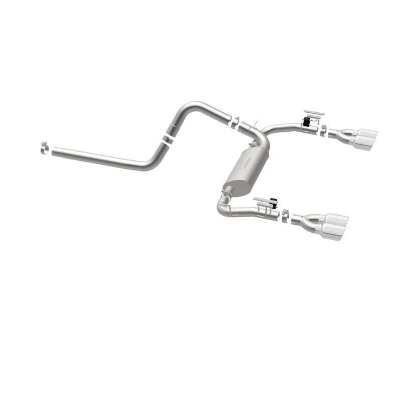 MagnaFlow Street Series Cat-Back Exhaust System with Quad Tips for 98-02 GM F-Body - OneFastShop