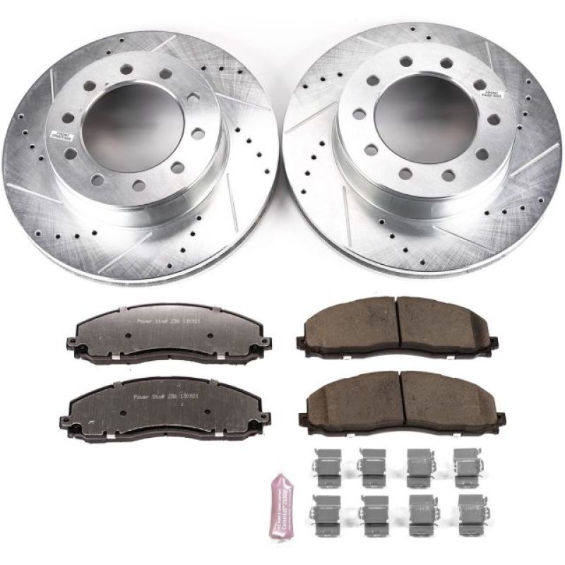 PowerStop Z36 Truck & Tow Front Brake Kit - Ford F-350 Super Duty 2015-2016
