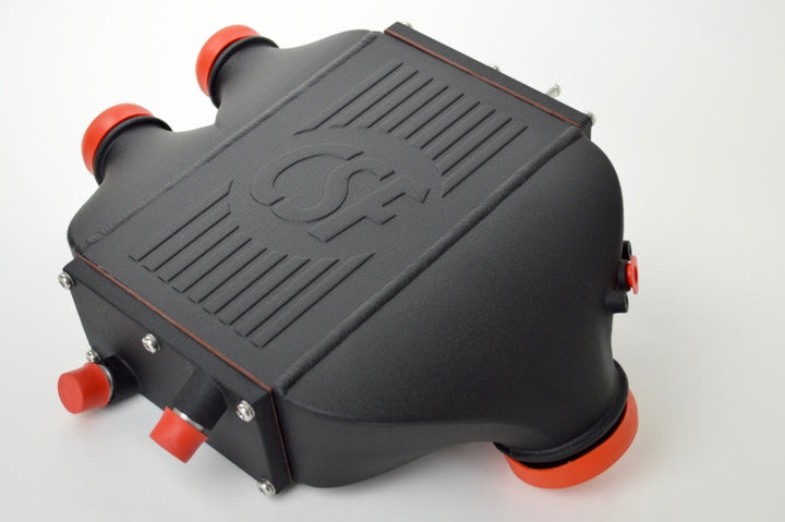 CSF Top Mount Charge-Air-Cooler Crinkle Black for 2014+ BMW M3/M4 (F8X)