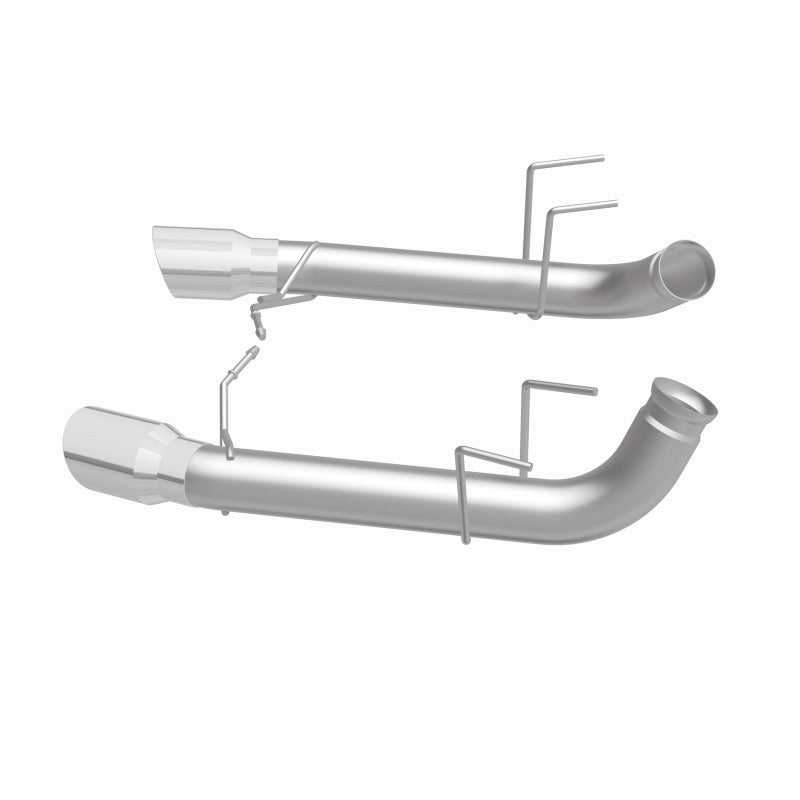 Magnaflow Dual Split Rear Exit Stainless Axle-Back Cat Back Exhaust Competition for 2013-2014 Ford Mustang GT Boss 302 - OneFastShop