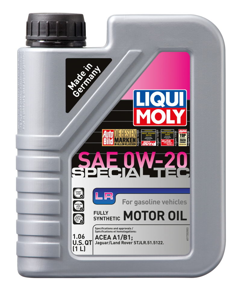LIQUI MOLY 1L Special Tec LR Motor Oil SAE 0W20 Low Friction for Jaguar Land Rover Compatibility