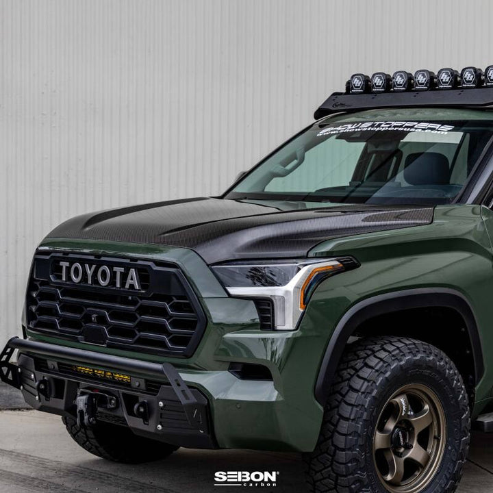 Seibon Carbon Fiber Hood for Toyota Tundra OE Style - 22-23