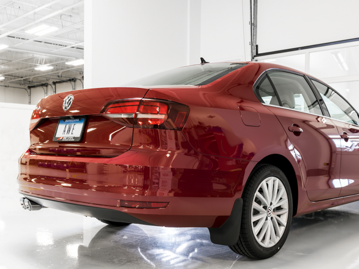 AWE Tuning 09-14 Volkswagen Jetta Mk6 1.4T Touring Edition Exhaust - Chrome Silver Tips.