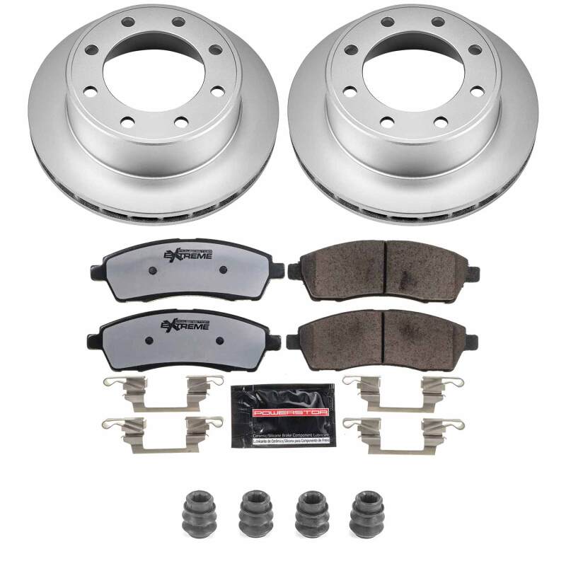 PowerStop Z36 Rear Coated Brake Kit - Ford Excursion / F-250 / F-350 Super Duty 1999-2005