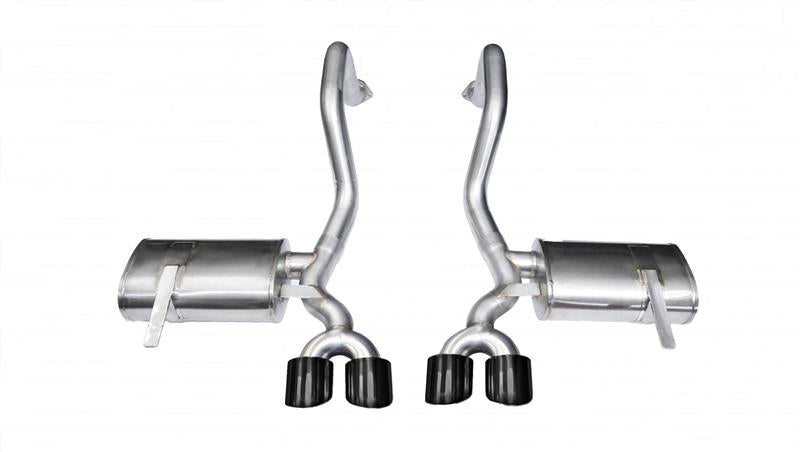 Corsa Xtreme Axle-Back Exhaust - Chevrolet Corvette 1997-2004 - Black