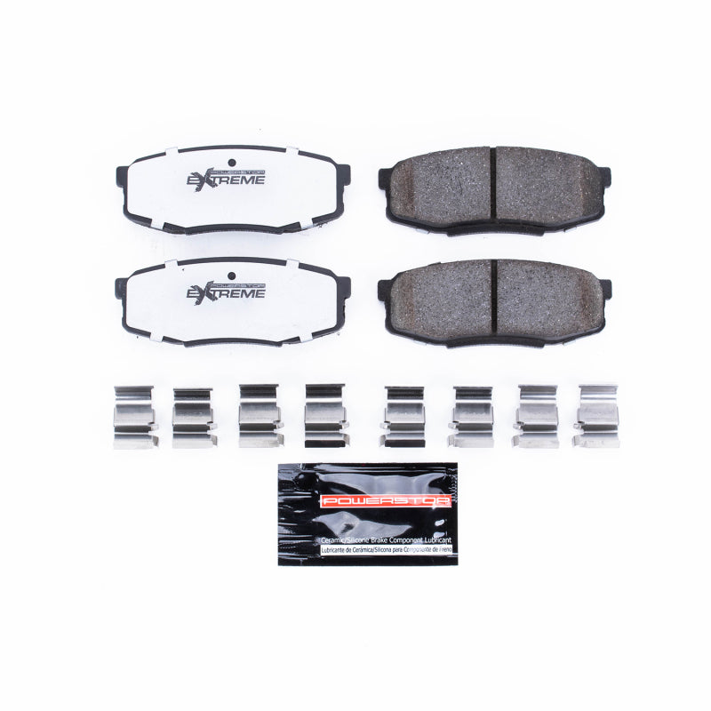 PowerStop Z36 Truck & Tow Brake Pads with Hardware for 13-21 Toyota Land Cruiser