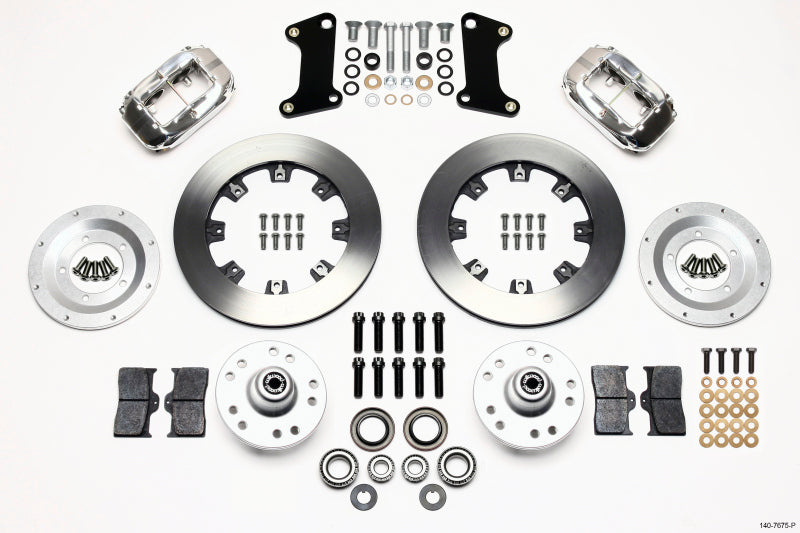 Wilwood Forged Dynalite Front Kit 12.19in Polished for 67-69 Camaro 64-72 Nova Chevelle - OneFastShop