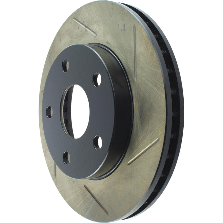 Stoptech Front Left Power Slot Slotted Sport Brake Rotor for 1990-1995 Toyota MR2