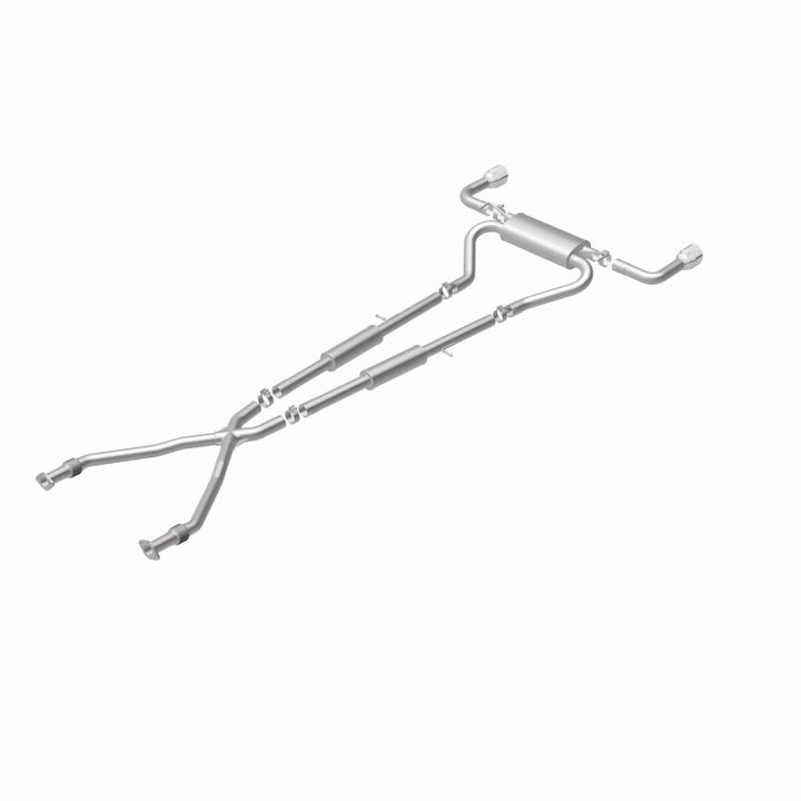 Magnaflow Cat-Back Exhaust with Polished Tips for 14-24 Infiniti Q50 V6 3.7L Dual Split Rear Exit - OneFastShop