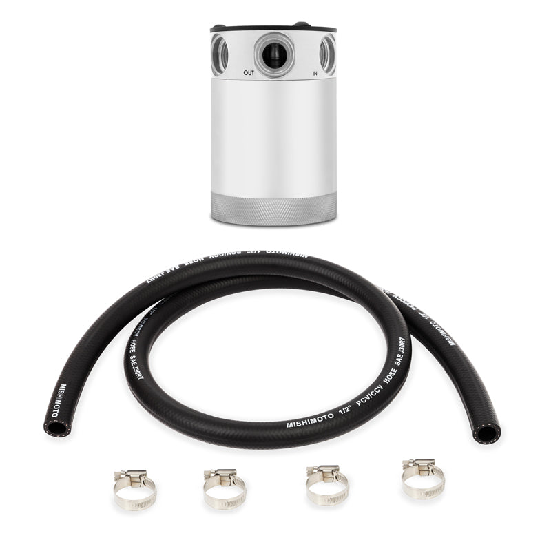 Mishimoto Compact Baffled 3 Port Oil Catch Can Polished