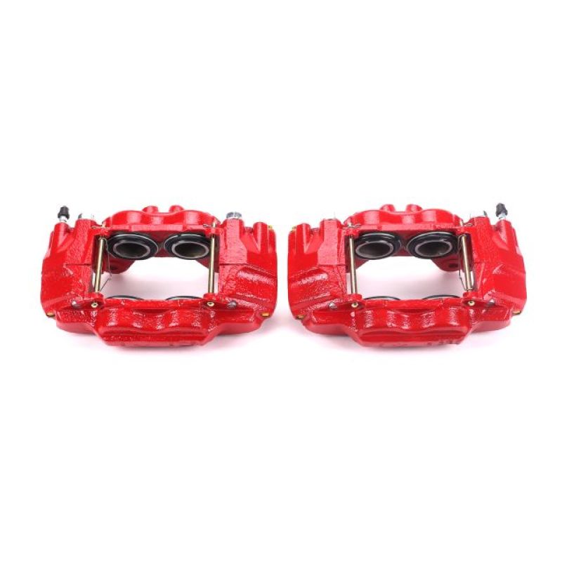 PowerStop Front Red Calipers w/o Brackets Pair for 03-09 Lexus GX470 - OneFastShop