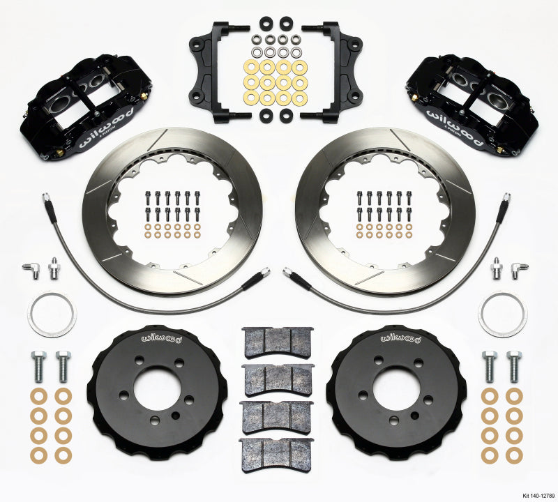 Wilwood Narrow Superlite 6R Front Hat Kit 12.88in for 06-12 Volkswagen GTI w/ Lines - OneFastShop