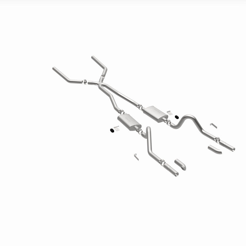 MagnaFlow Exhaust System for 67-70 Mustang 2.50inch w/Tru-X - OneFastShop