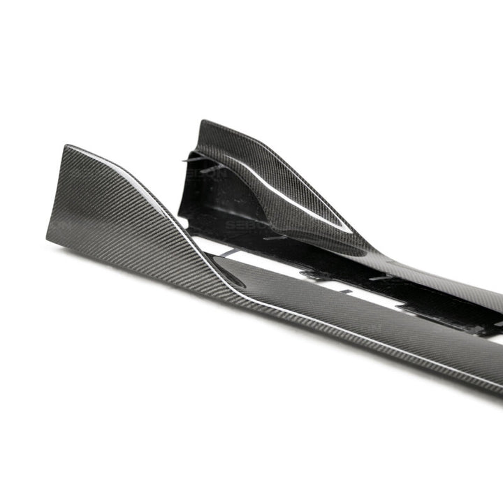 Seibon MB-Style Carbon Fiber Side Skirt for 2020 Toyota GR Supra - OneFastShop