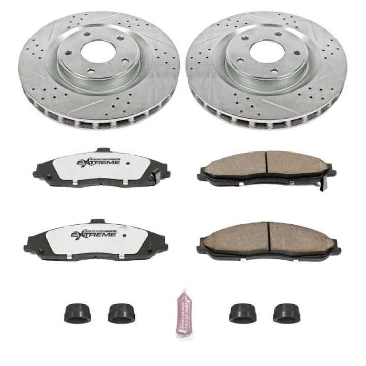 PowerStop Z26 Street Warrior Brake Kit for 05-07 Cadillac XLR
