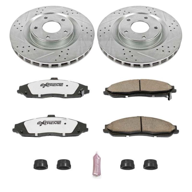 PowerStop Z26 Street Warrior Brake Kit for 05-07 Cadillac XLR - OneFastShop