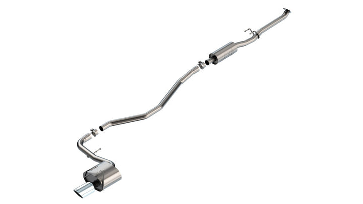 Borla 2022–2024 Honda Civic Sport 2.25 in. S-Type Cat-Back Exhaust – 4 in. Tip Bright Chrome