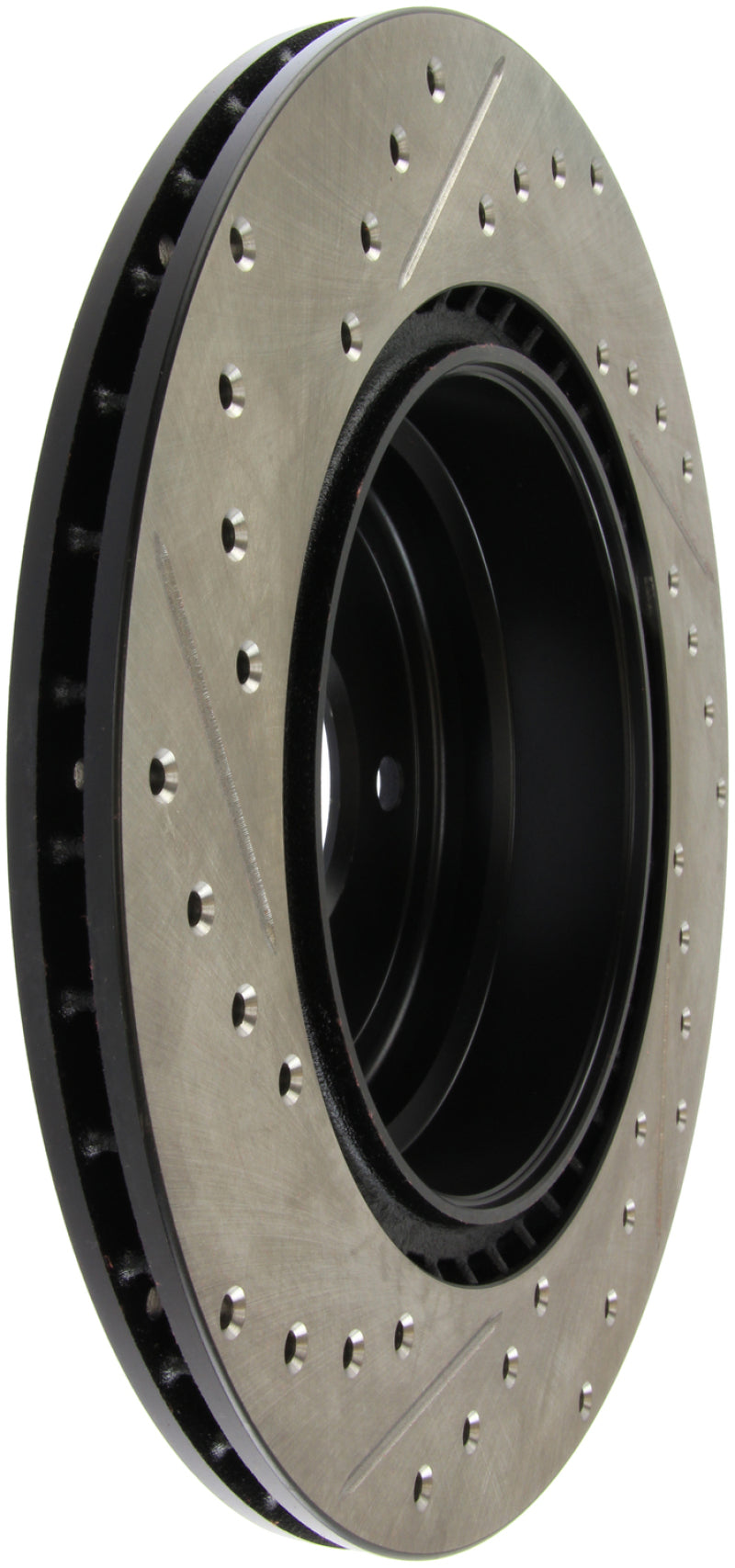 StopTech Slotted & Drilled Left Rear Rotor for 06 BMW 330i / 07-09 BMW 335i & 335xi - OneFastShop