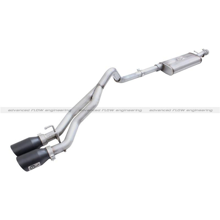 aFe Power Rebel 3in 409SS Cat-Back Exhaust Black Tips 05-15 Toyota Tacoma V6-4.0L