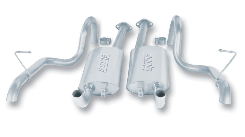 Borla Stainless Steel Catback Exhaust for 87-93 Ford Mustang GT 5.0L 8cyl - OneFastShop