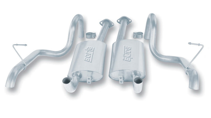 Borla Stainless Steel Catback Exhaust for 87-93 Ford Mustang GT 5.0L 8cyl - OneFastShop