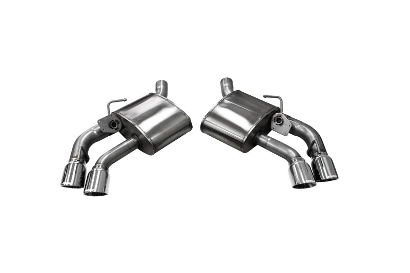CORSA Performance 16-24 Camaro SS/ZL1 6.2L V8 Polished Xtreme Axle-Back Exhaust with Factory NPP Valve