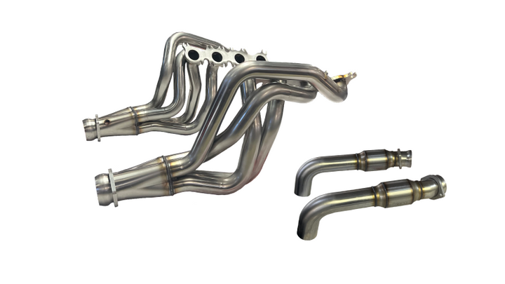 Kooks 2024 SS Headers for Mustang GT/D.H. 5.0L 4V with 2 in. x 3 in. H.O Green Catted Connection Pipe - OneFastShop