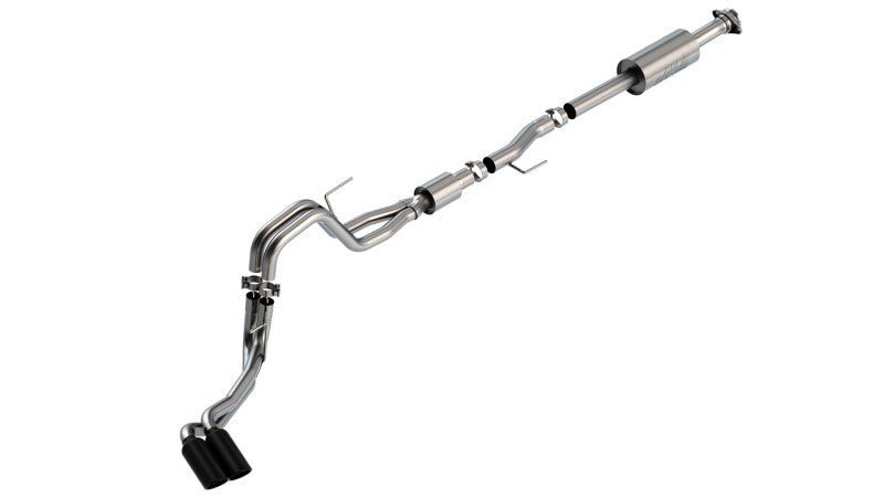Borla Cat-Back Exhaust System for F-150 5.0L 2021 Black CHR Tips - OneFastShop