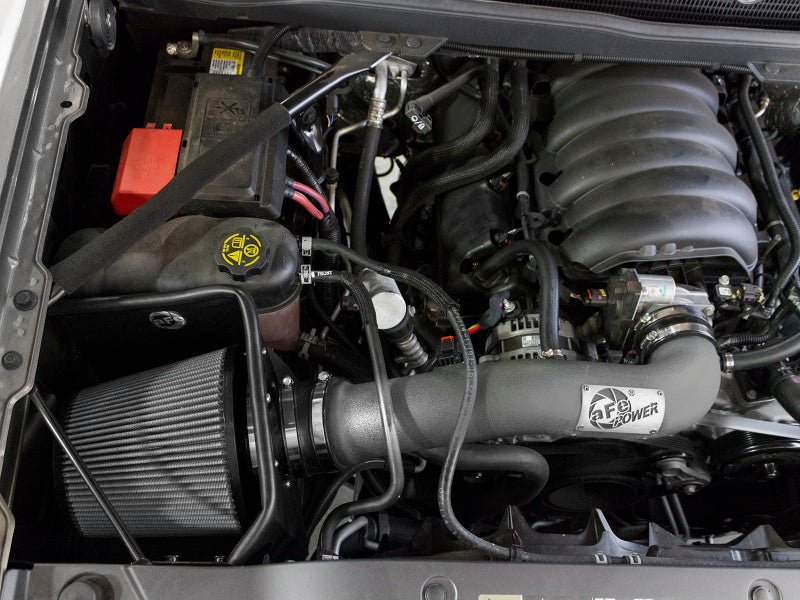 aFe Magnum FORCE Pro DRY S Stage-2 Intake 14-17 GM Silverado/Sierra 1500 5.3L/6.2L with Electric Fan