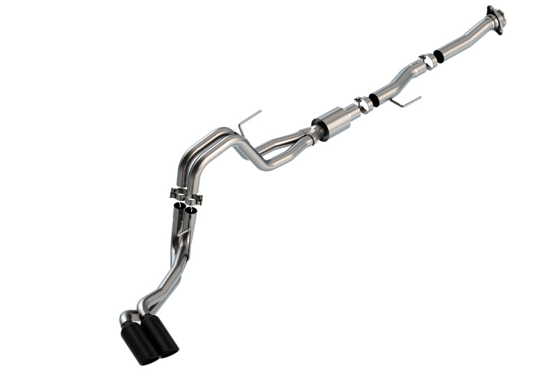 Borla Cat-Back ATAK System with Black Chrome Tips for 2021 Ford F-150 5.0L XL/XLT 3/2.25 DSE