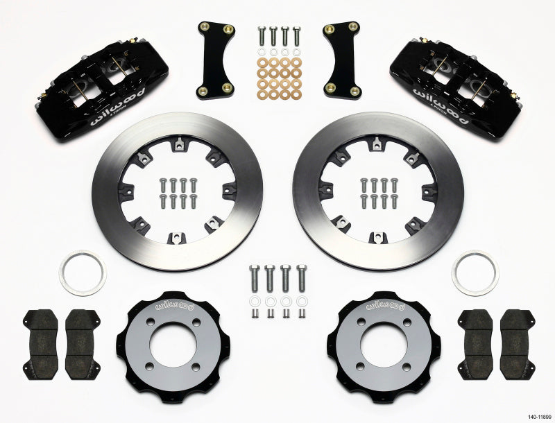 Wilwood Dynapro 6 Front Hat Kit 12.19in for 2011 Ford Fiesta - OneFastShop