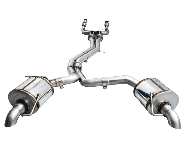 AWE Touring Edition Cat-back Exhaust for Audi C8 A6/A7 3.0T - Turn Downs, 2019-2023