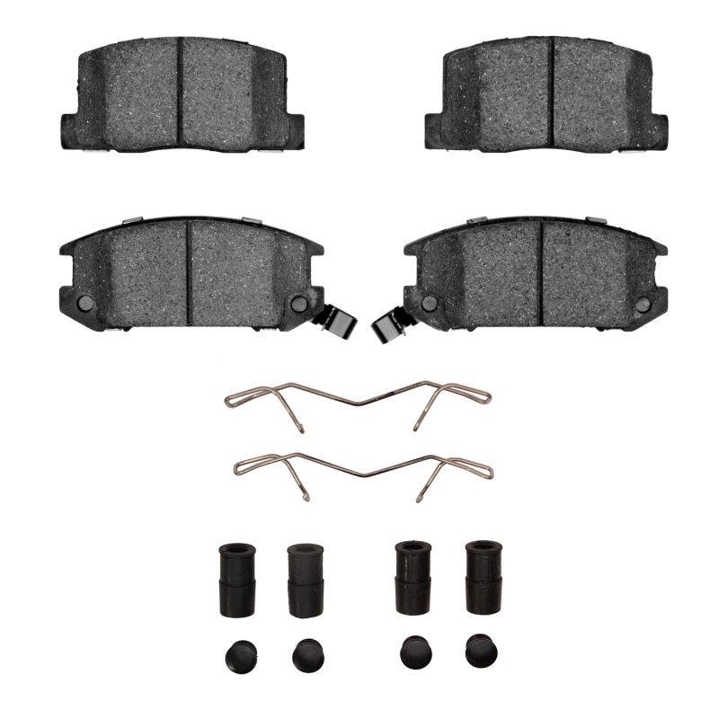 Dynamic Friction 4000 HybriDynamic Rear Brake Pads & Hardware - Toyota MR2 & MR2 Spyder (1991-2005)
